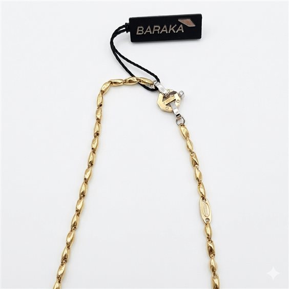 Collana Baraka Uomo in Oro giallo Diamante 0.02 Ct GC221941GIDB500002 - GC221941GIDB500002